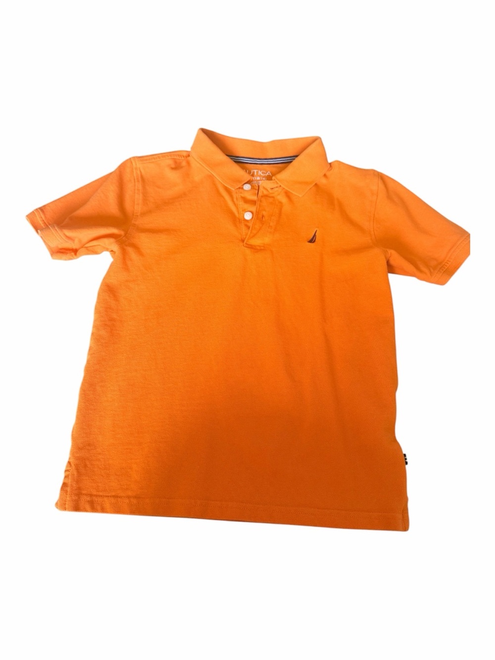 Nautica Boys' Bright Orange Short Sleeve Polo